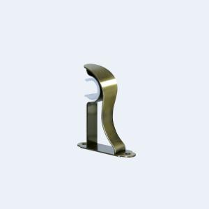 Single Metal Curtain Rod Brackets 25mm Curtain Pole Brass Pineapple Rod Brackets