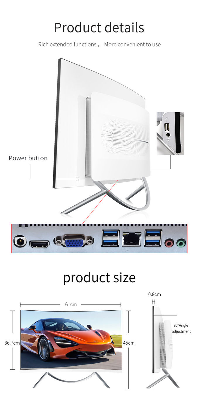 27inch All In One Curved Computer