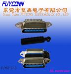 GPIB24P Male Centronics IEEE488 Connector IDC Crimping Type with Wire Clip