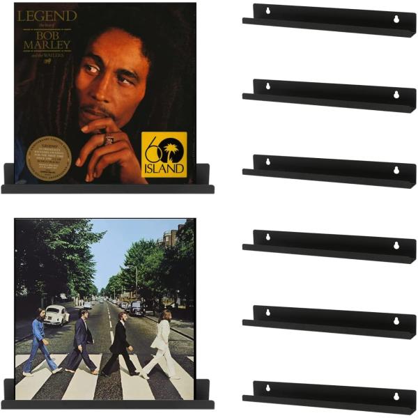 Records Decor Floating Shelves Vinyl record wall display Record Shelf Album Frames