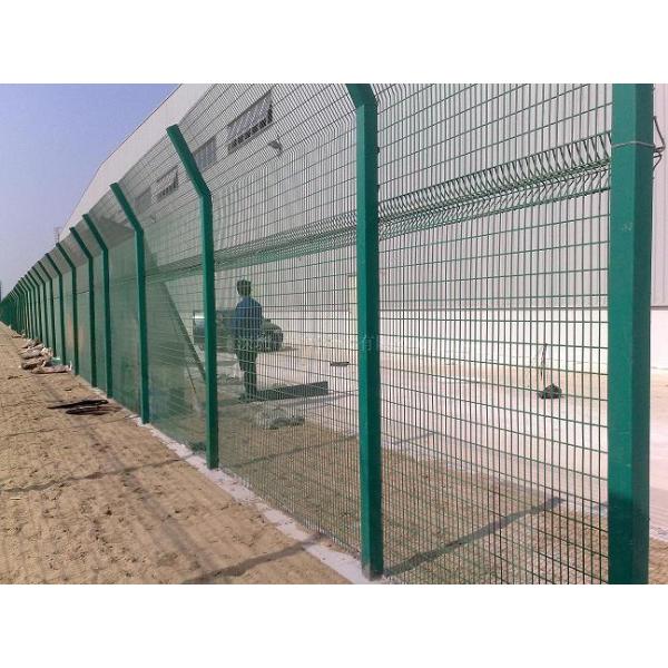 Boundary Wall 358 High Security Fence Panels For Industry Zone XLF-06