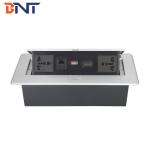 multimedia conceal style desktop pop up power socket