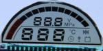 Customized Automobile Instrument BTN LCD Screen 7 Segment LCD Display