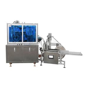 Auto Salad Bowl Paper Lid Forming Machine Low Power Consumption