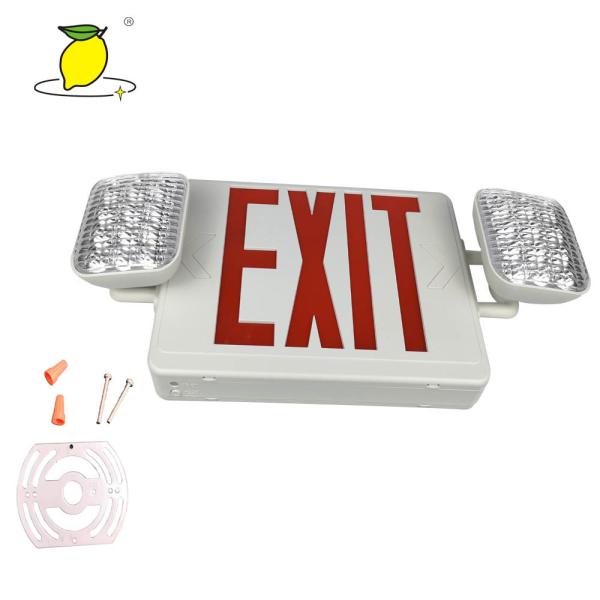 Automatic Charging Twin Spot Emergency Light , Ceiling Mounted Emergency Exit Lamp