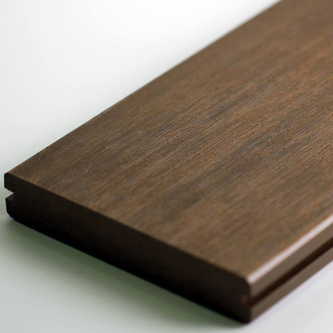 Outdoor 3D Composite Decking Triple Layer Hollow WPC Decking Profile