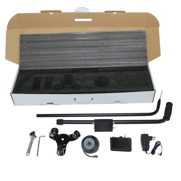 Under Car Checking Mirror Airport Security Scanner V3D 5 Meter IR Distance 3.6mm Lens