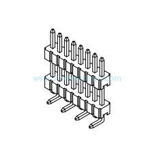 Buy cheap 1.27mm single row smt surface mount dual base pin connector product