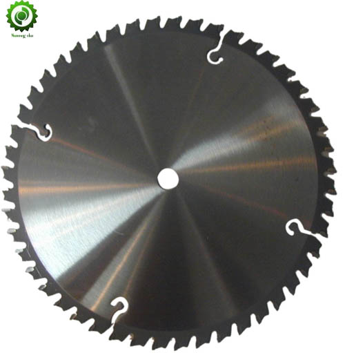 Trapezoidal teeth circular flat carbide saw blade for aluminium cutting