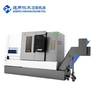 Buy cheap Slant Bed CNC Lathe Linear Guide T5.2-500Q BMT55 Max. Turning Diameter 360mm SMTCL CNC Feeder Lathe product