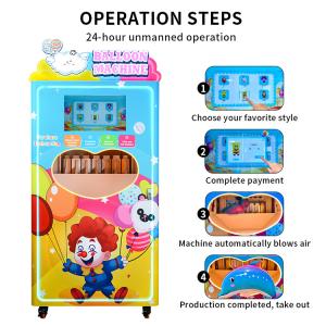 Automatic Inflatable 21.5 Inch Touch Screen Cartoon Balloon Machine Customize Balloons Vending Machine For Amusement Park