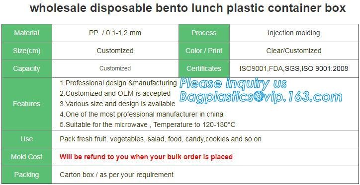 Blister large clear plastic fruit container with lid for fruit packaging,blister fruit box /container/ fruit Tray/ Clear