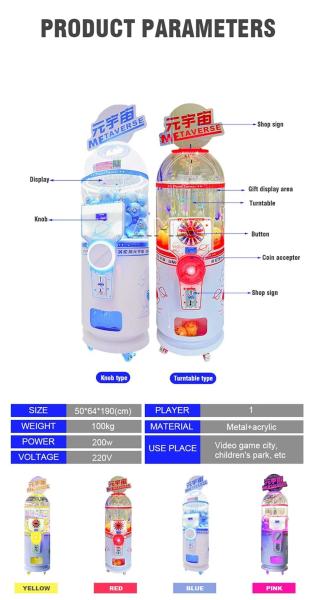 Quality Customized Gashapon Capsule Machine Coin Operated Capsule Toy Vending Machine for sale