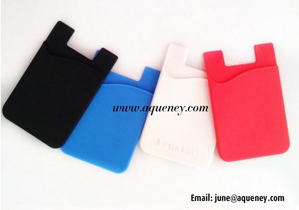 Quality My wallet iWallet - Silicone wallet with adhesive sticks to the back of any phone for sale