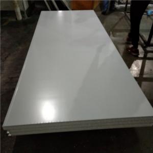 Buy cheap 1150-50-0.426mm eps sandwich refractory panel with grey white color steel sheet product