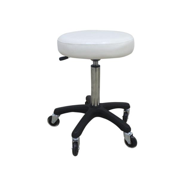 Quality Round Chair Cushion Pad With Enhanced Silent Wheels BIFMA Tested Aluminum Alloy Lifting Chassis PU Finished Chair for sale