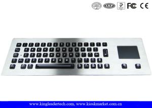 Illuminated industrial pc keyboard with integrated Touchpad , ruggedized keyboard