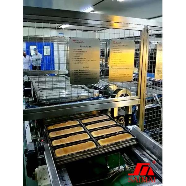 Flip Over Depanner Tunnel Oven Automatic Toast Making Machine