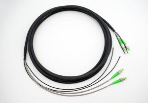 FC/UPC FC/APC BBU/RRU CPRI Base Station Armored Patch Cord 2 Core With Pulling Eyes