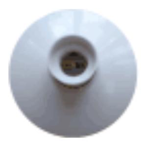 Universal Screw Type E27 Plastic Lamp Holder Over Voltage Protection Long Usage Life