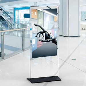 Buy cheap 55'' Touchable Smart Mirror Kiosk Digital Signage Curved Edge product