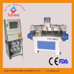 Multi-heads CNC Router machine for 3D wood relief with 5 spindles,computer