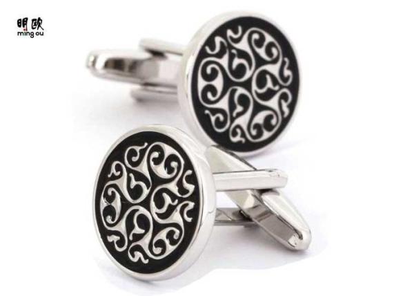 Quality Decoration Using Custom Monogram Cufflinks , Fashionable Mens Engraved Cufflinks for sale