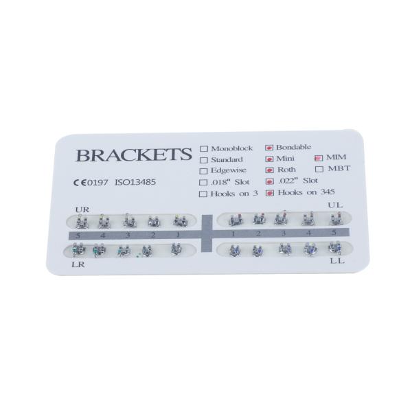 Quality 0.022/0.018 Slot Orthodontic Bracket Box Paper Pack for sale