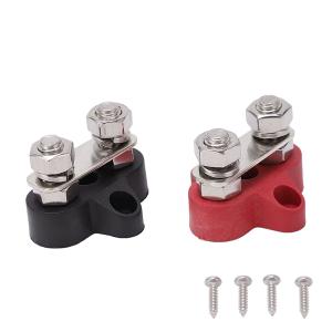 Buy cheap Bus Bar 12V 200A Battery Power Distribution Block 5/16&quot; Dual Studs 12 Volt Terminal Block Busbar Junction Block For Auto Car Marine Boat Positive product