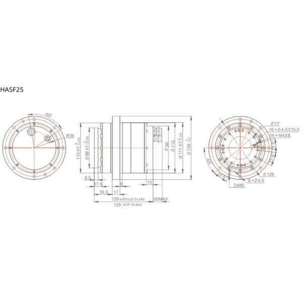 3C Automation Robot Arm Joint Motor Rotary Actuator Cylinder
