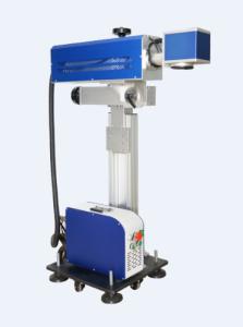 China 30W Fly Laser Engraving Marking Machine 24 Hours Non Stop Flying Marking on sale