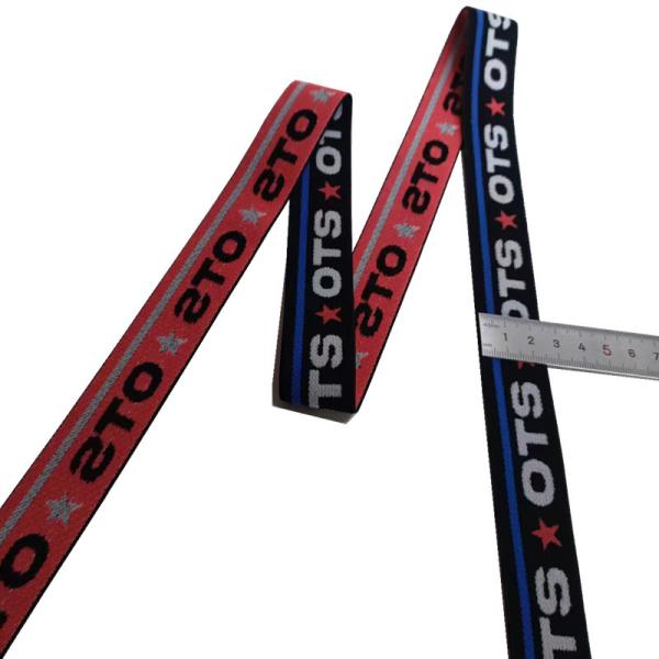Quality High Tenacity Jacquard Elastic Webbing 2cm-6cm Nylon Elastic Black for sale