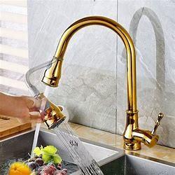 Buy cheap 304SUS Electroplate Flexible Retractable Sink Faucet 360 Degree Rotary product