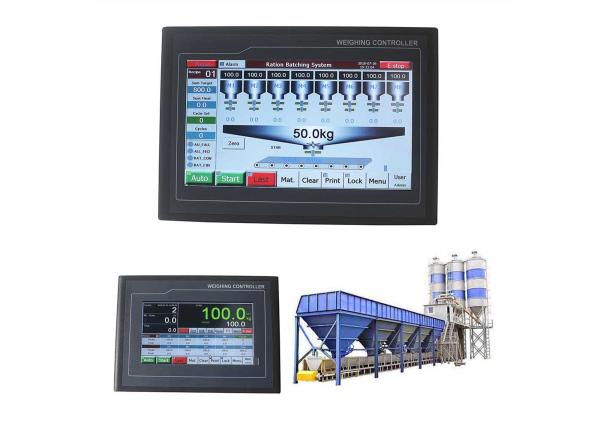 Quality Single Scale HMI Ration Batching Weighing Controller For Concrete Batching Machine for sale