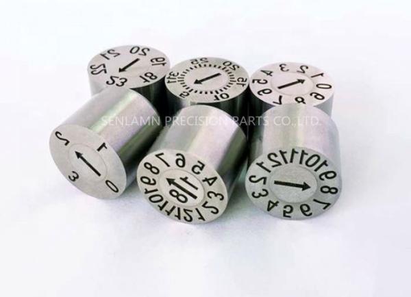 Quality Stainless CNC Machine Process Injection Molding Date Stamps Recycling Date Insert for sale