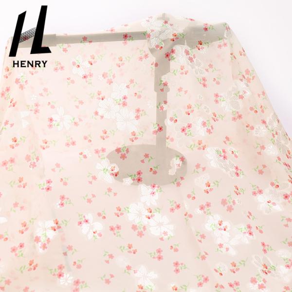 Small Flower Printing Textile Polyester Chiffon Fabric For Sewing Clothing