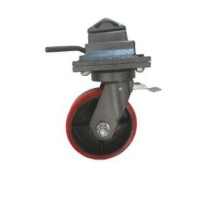 China 8inch Iso Shipping Container Casters / Cast Iron Container Dolly Wheels on sale