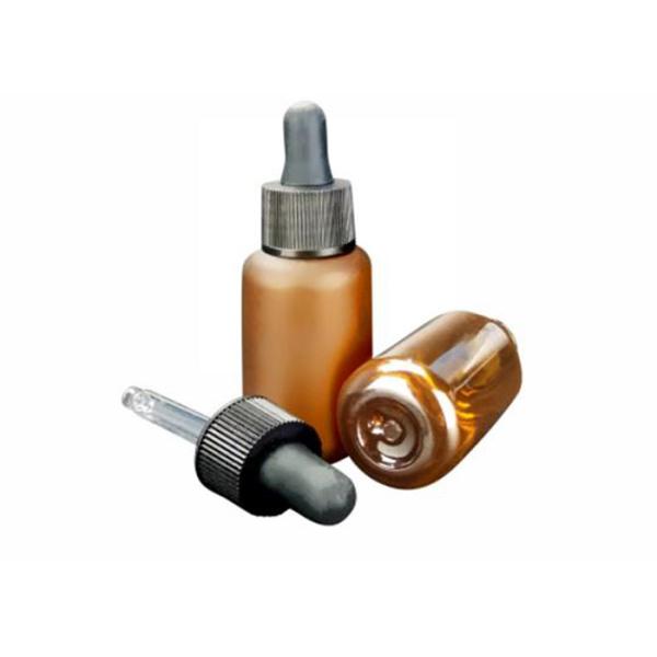 1oz 30ml Amber Dopper E-Liquid PET Plastic Bottle For Essential Oil Cosmetic Packaging