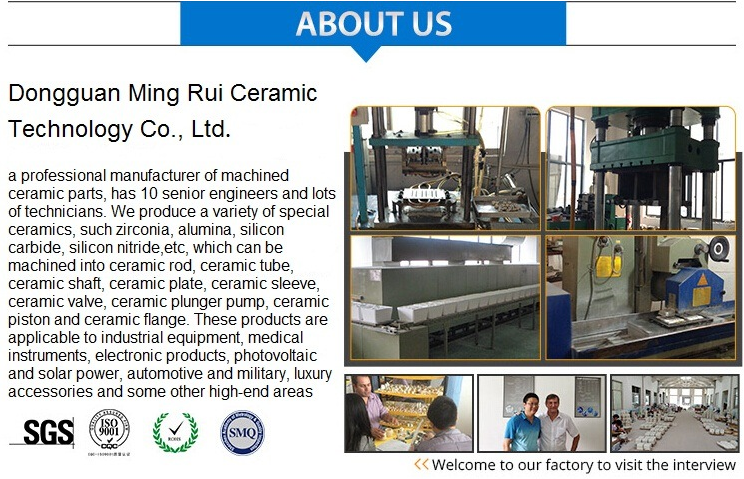 95% precision customized dimension mirror polish ceramic zirconia ceramic rod