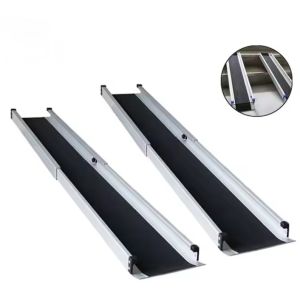 Buy cheap Wholesale Aluminum Alloy Telescopic Wheelchair Channel Ramps for Disabled product