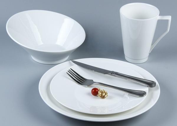 Quality Stackable Smooth Surface 16Pc Ceramic Dinnerware Set for sale
