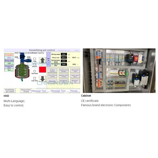 Ointment Homogenizing Vacuum Emulsifying Making Machine Cosmetic Product