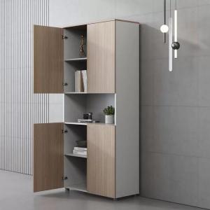 Buy cheap 31 Inch Office Storage Cupboard 4 Layers Oak Color With E1 Melamine Board product
