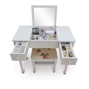 KD Package 74.5cm height Lockable Printed Makeup Dressing Tables