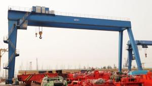 Container Double Girder Gantry Crane , Span 15m 40 Ton Motorized Gantry Crane