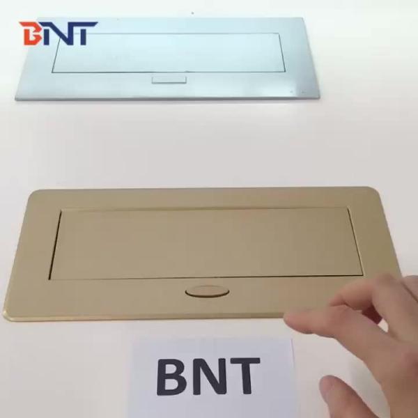 BNT Znic alloy meeting table power data pop up socket outlet