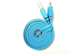 Buy cheap Colorful Flat Android Data Cable Micro USB 20G Weight For Android Phones product
