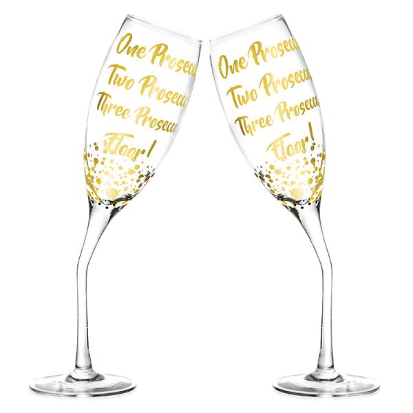 Quality Modern Customized Champagne Flute Glass Transparent 125ml For Home for sale