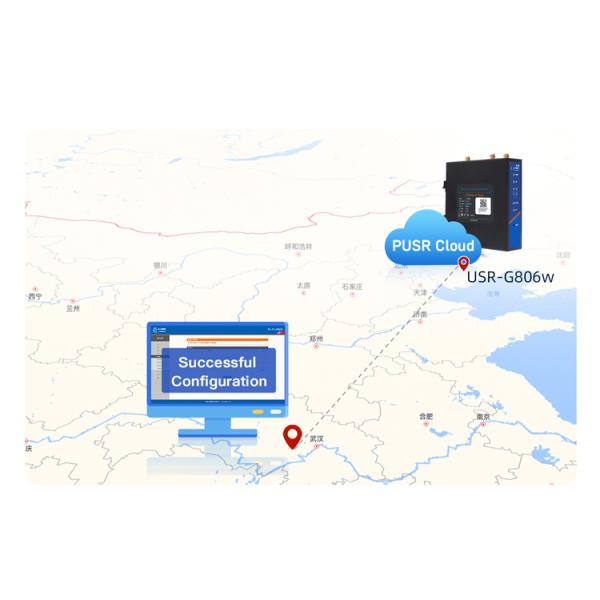USR-G806W-E Europe 2.4G WiFi Enhanced 2*2 MIMO, up to 300Mbps With Sim Card Slot 4g Industrial openVPN Router