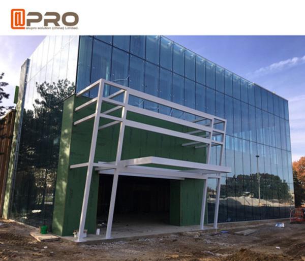 Quality Building exterior reflective/Low-E glass facade aluminum curtain wall system for sale